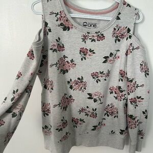 Warehouse One cold shoulder top